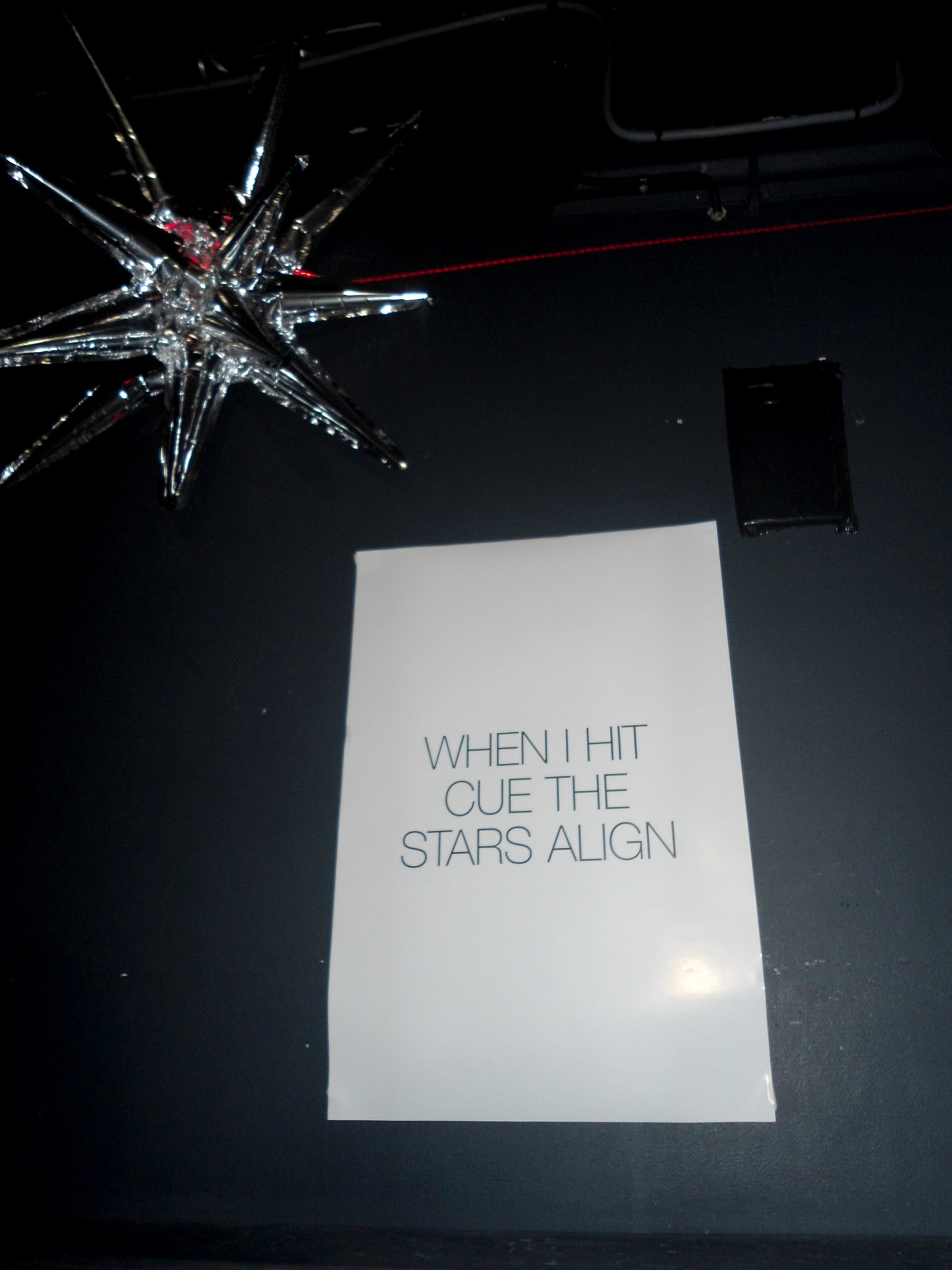DJ Affirmation poster - Cue