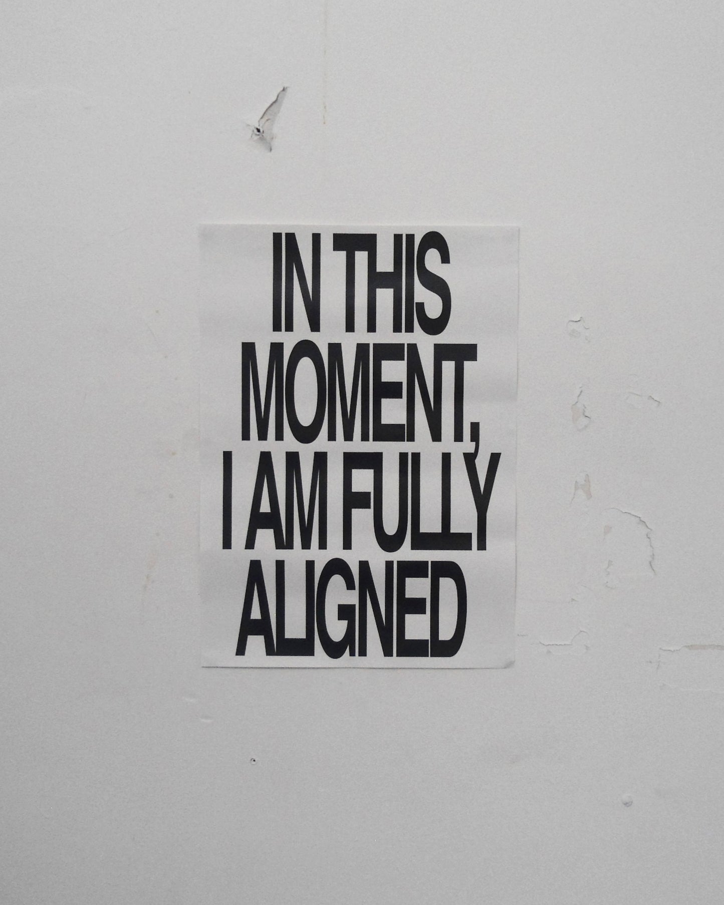 DJ Affirmation poster - Alignment
